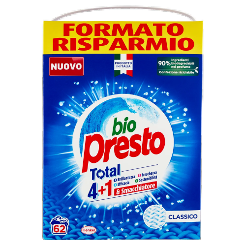 Bio Presto Polvere 62 Misurini 3100gr
