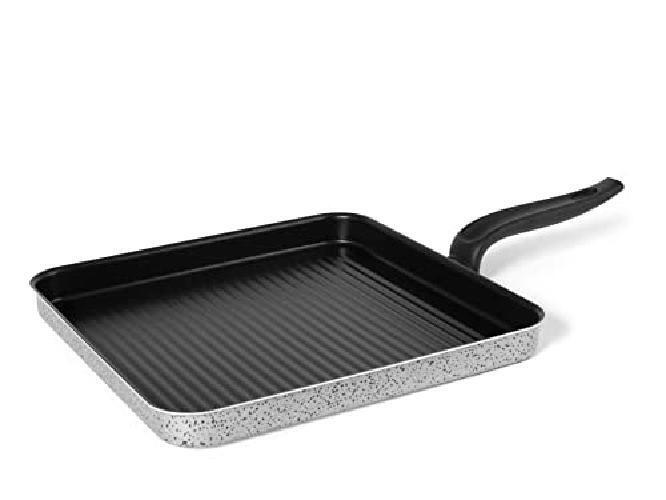 HOME Salt Npepper Bistecchiera in Alluminio con Rivestimento Antiaderente, 31,5c