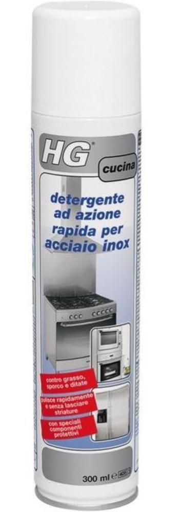 HG Detergente ad azione rapida per acciaio inox 300 ml