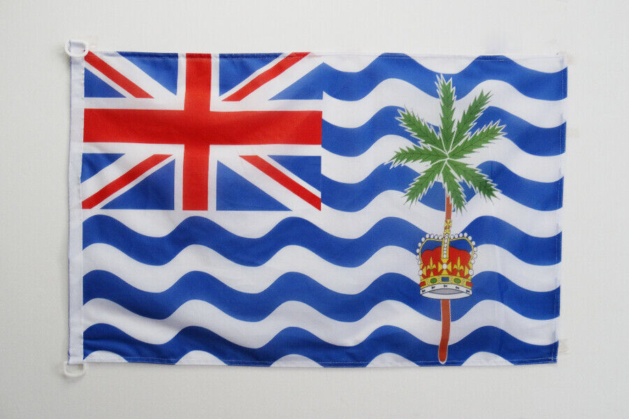Pavillon nautique Territoires britanniques de l'océan indien 45x30cm - Drapeau d