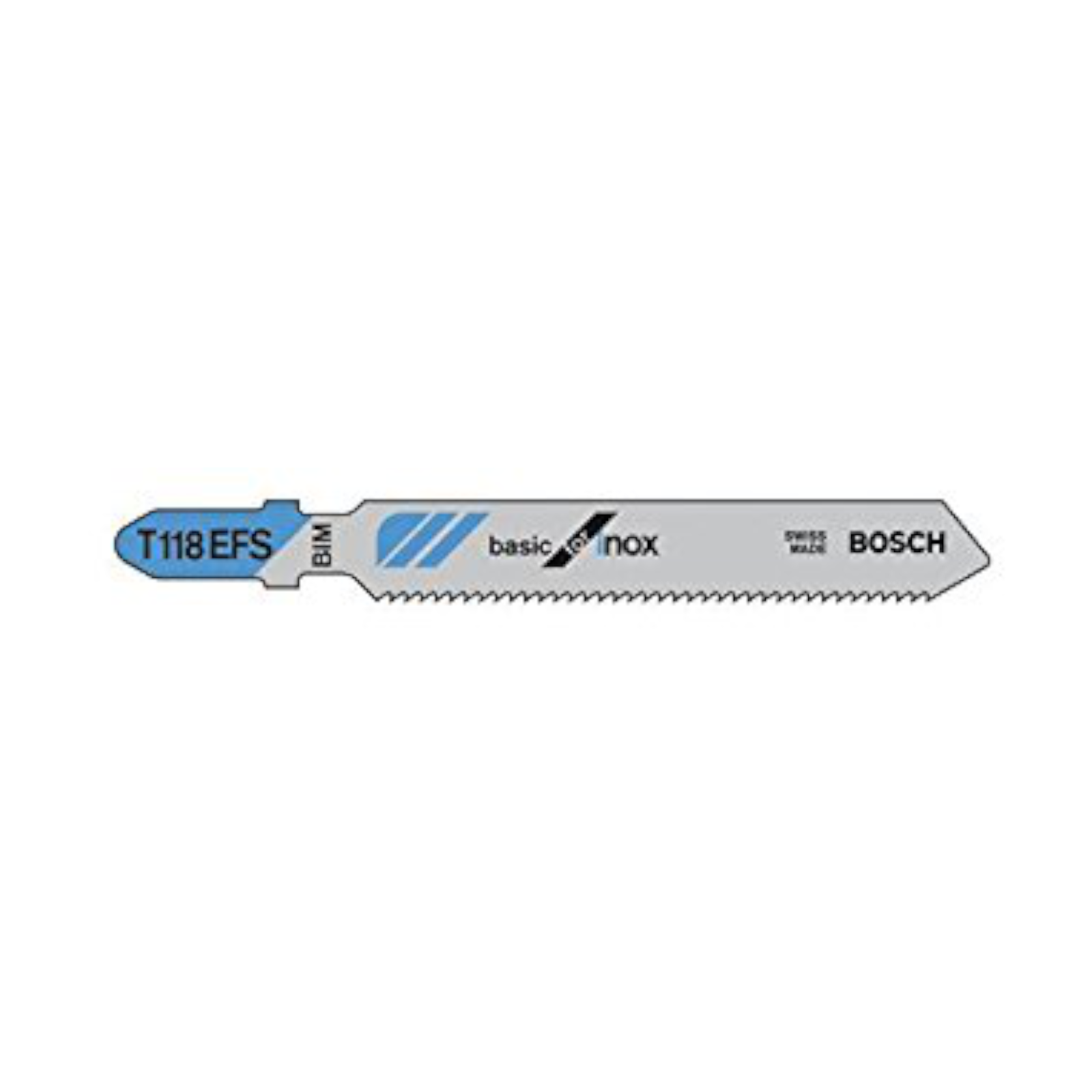Bosch T 118 EFS lame lamiera inox per seghetto alternativo, 5 pz, 2608636497