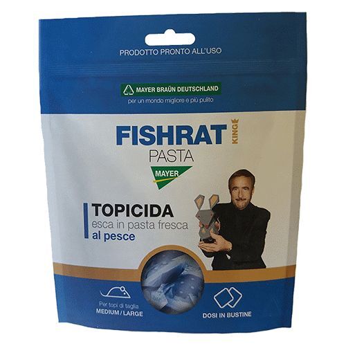MAYER BRAUN -- ESCA TOPICIDA 'FISHRAT' gr. 150 -- DF 6063746