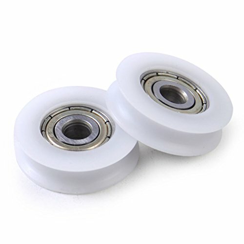 4 pezzi 5 * 21 * 7mm 625ZZ U Groove Guidacinghia sigillato a sfere su (i9w)