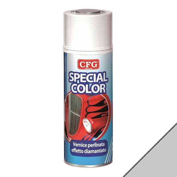 Spray vernice perlinata effetto diamantato Cfg - colore metallizzato nero fumo d