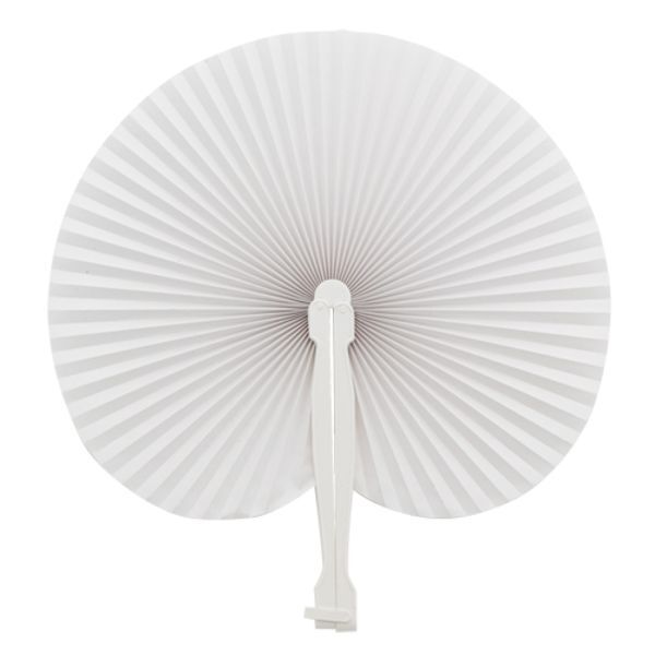 STOCK 50 PEZZI VENTAGLIO PAI PAI BIANCO PER MATRIMONIO SEGNAPOSTO 006Y