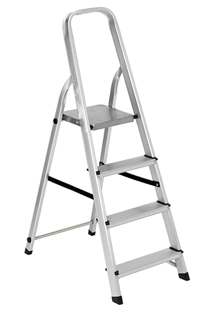 NG NICCOLAI SCALA DOMESTICA IN ALLUMINIO PORTATA MAX 150 KG (4 GRADINI)