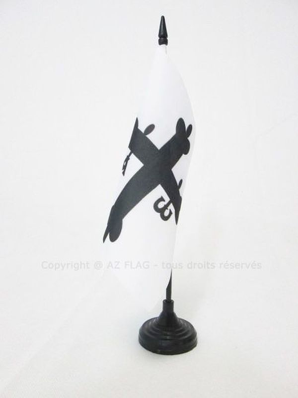 BANDIERA DA TAVOLO REGNO DELLE ASTURIE 718-910 15x15cm - PICCOLA BANDIERINA IBER