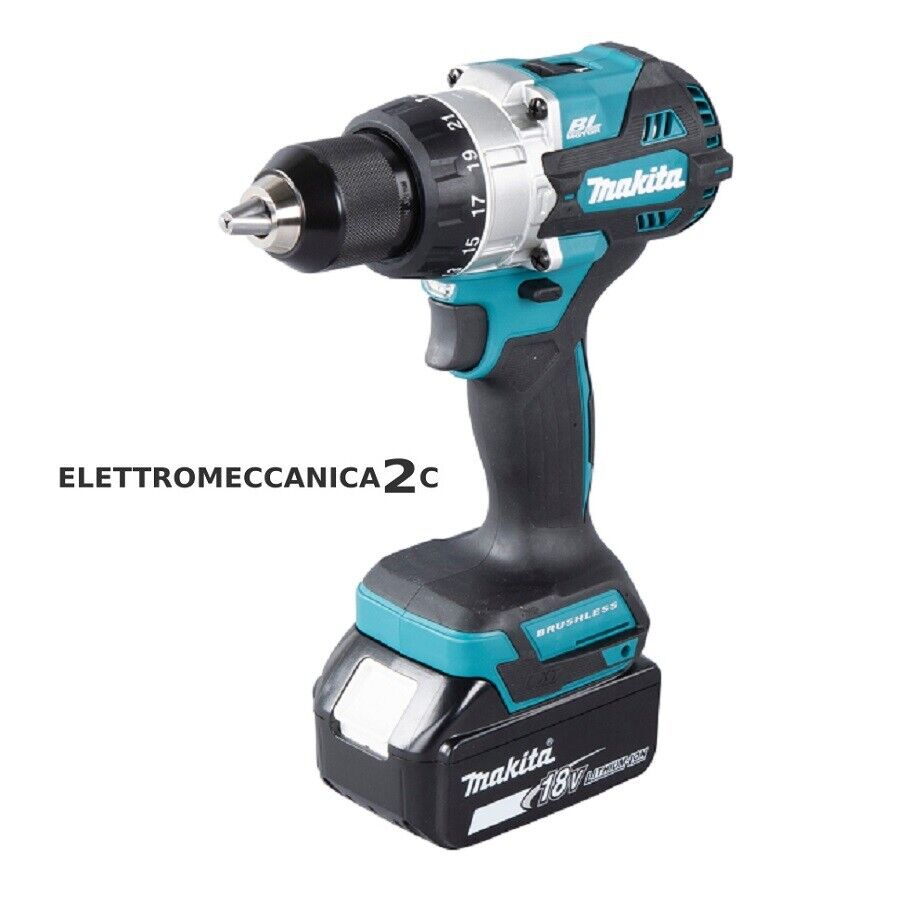 MAKITA DHP486RT3J avvitatore percussione 18v 3 batterie 5ah brushless 13mm 130Nm