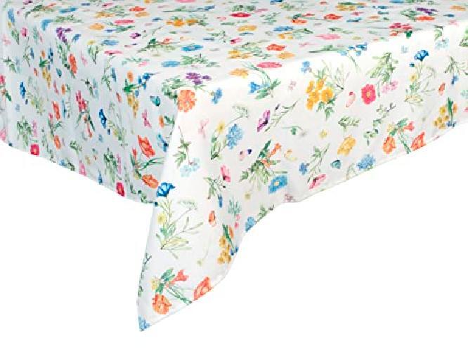 H&h tovaglia rettangolare caroline decorata cm 140x240