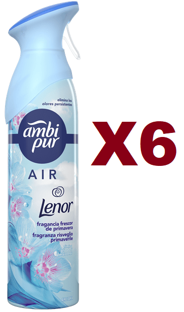 6 PZ AMBI PUR AIR RISVEGLIO PRIMAVERILE DEODORANTE PER  AMBIENTE SPRAY 300ML DEO