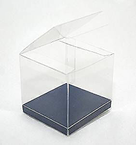 1 Scatola Portaconfetti Automatica Trasparente 5x5x5 cm