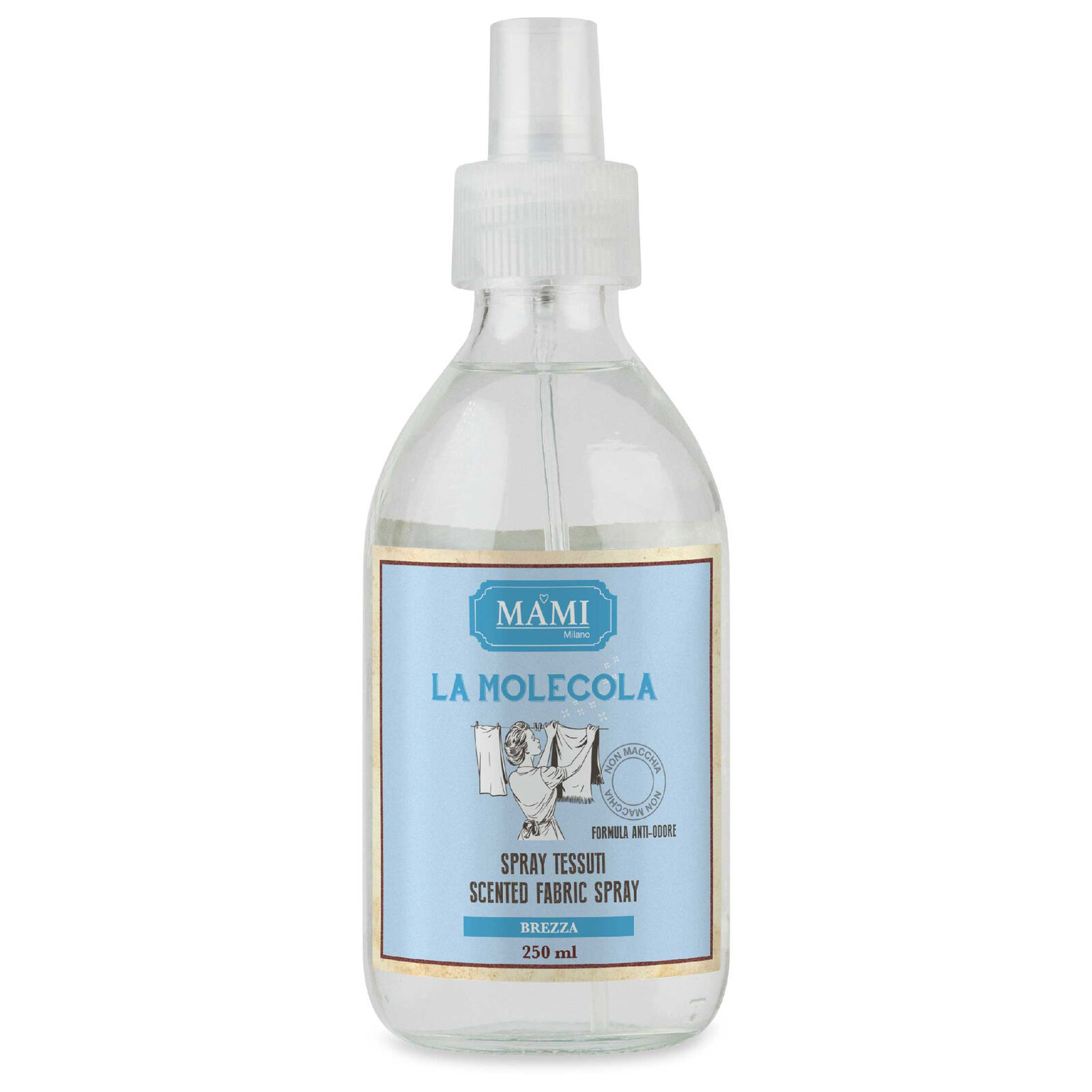 Mami Milano Profumatore spray antiodore per tessuti 250ml "Brezza" La Molecola