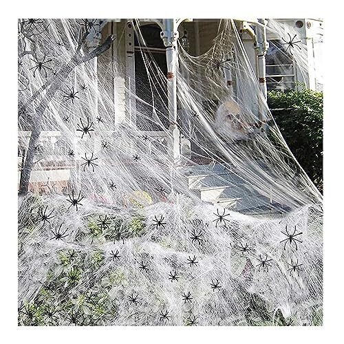 PTBWS Ragnatele per Halloween, 300g Halloween Ragnatele Decorativecon 60 (p1t)
