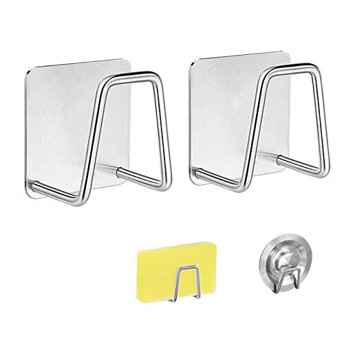 FuninCrea 2 x Porta Spugnetta, Portaspazzolini Resistente Impermeabile (m4S)