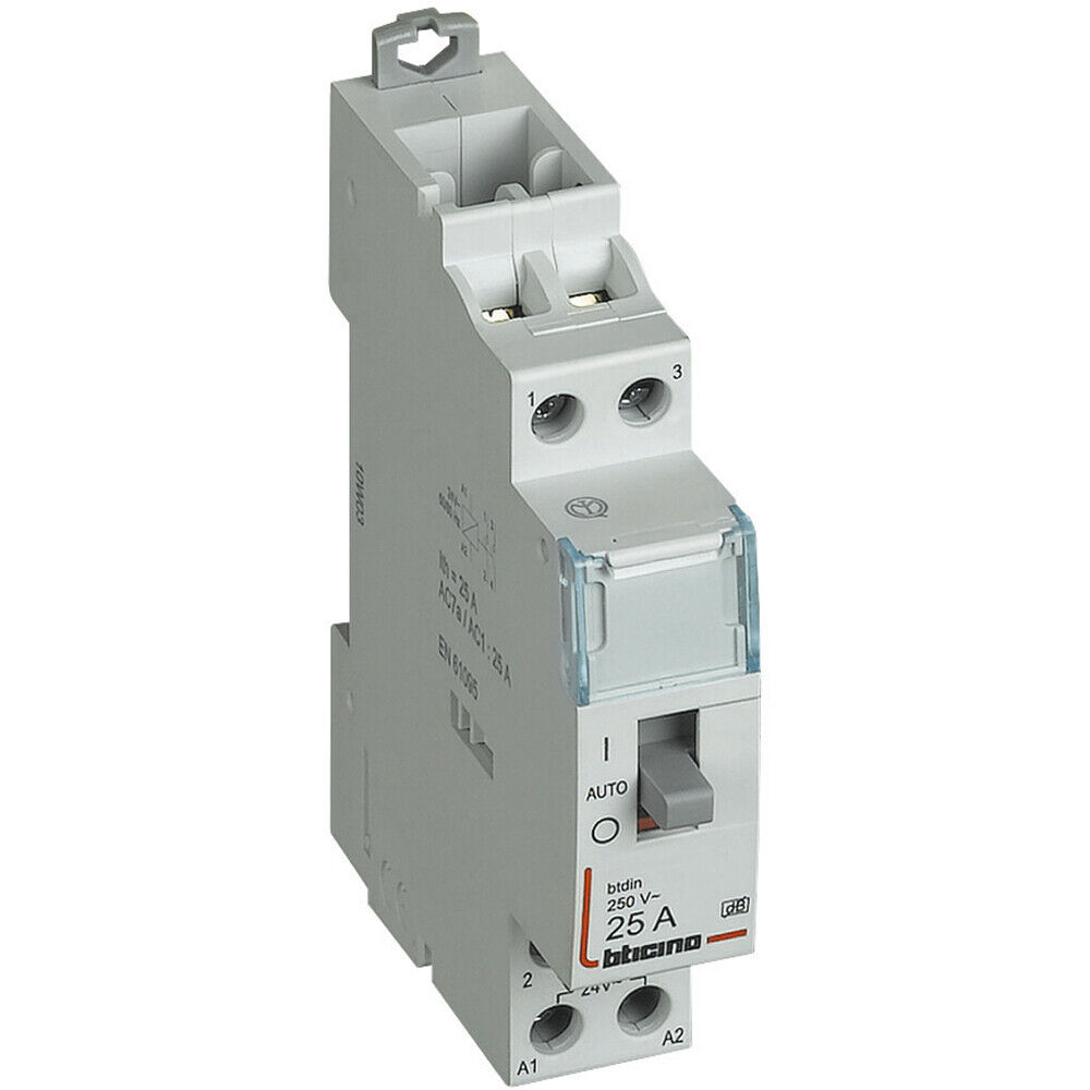Bticino FT1A2N230S contattore 2 contatti NO 25A-230VAC silenzioso 1 modulo