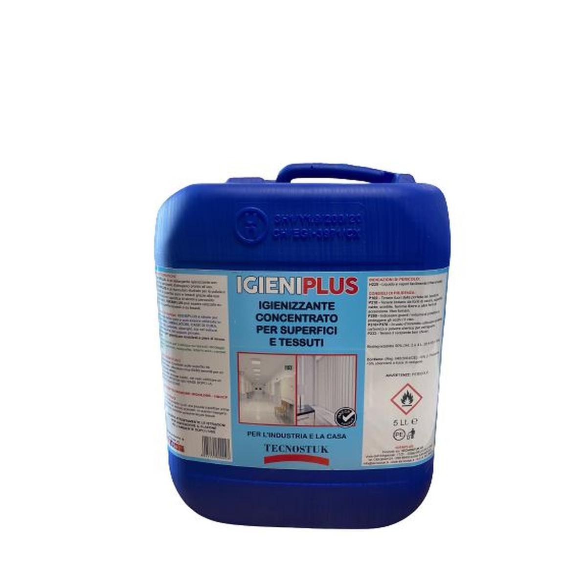 TECNOSTUK - IGIENIZZANTE SUPERFICI E TESSUTI IGIENIPLUS 5L