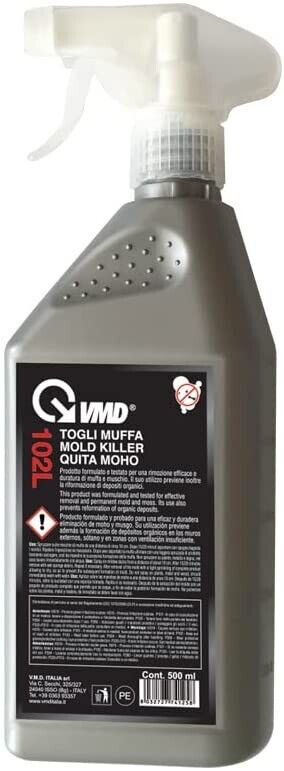 Vmd 102 - TOGLI MUFFA - per una rimozione efficace di muffa e muschio - 500ml
