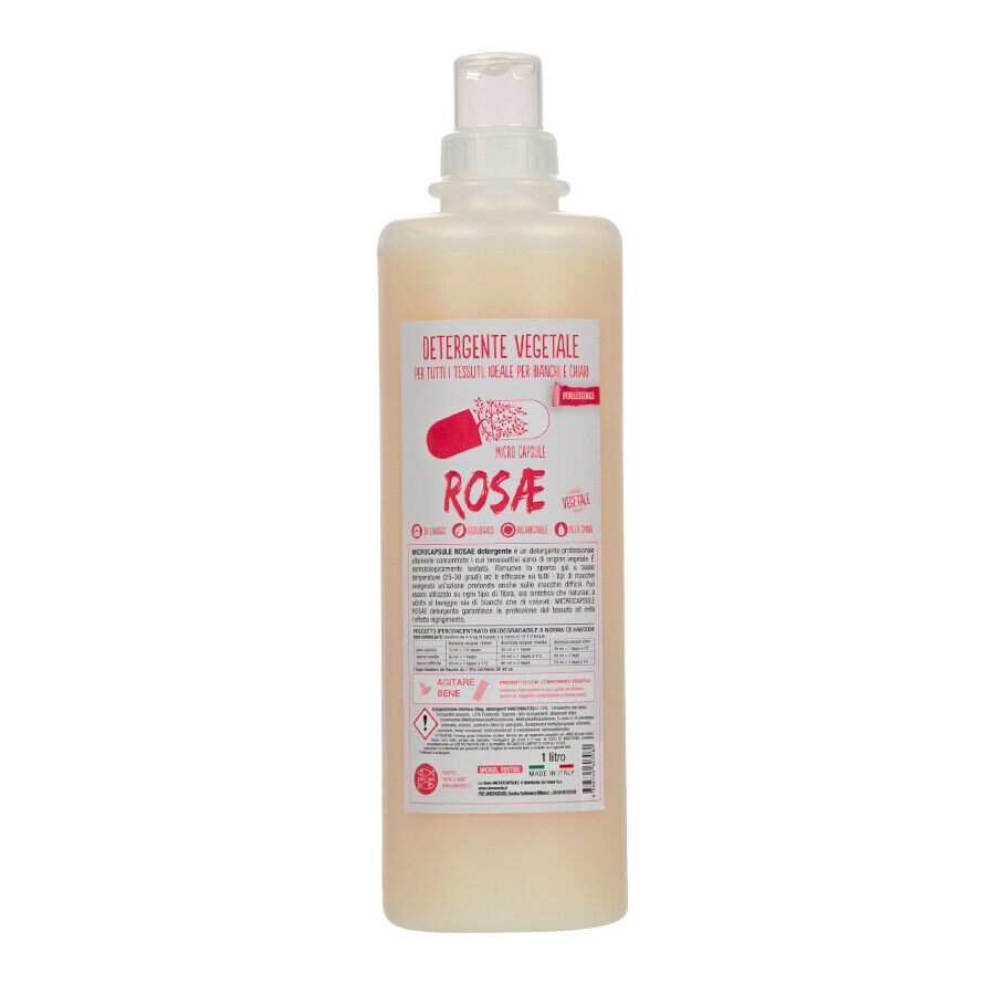 LAVAVERDE DETERGENTE ROSAE MICRO VEGETALE E BIODEGRADABILE ALLA ROSA 1 LT