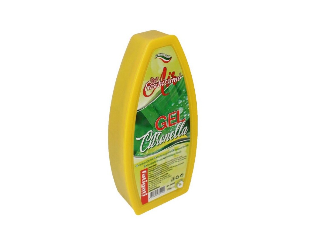 DEODORANTE AMBIENTE GEL ASSORBIODORI 150 GR. CITRONELLA