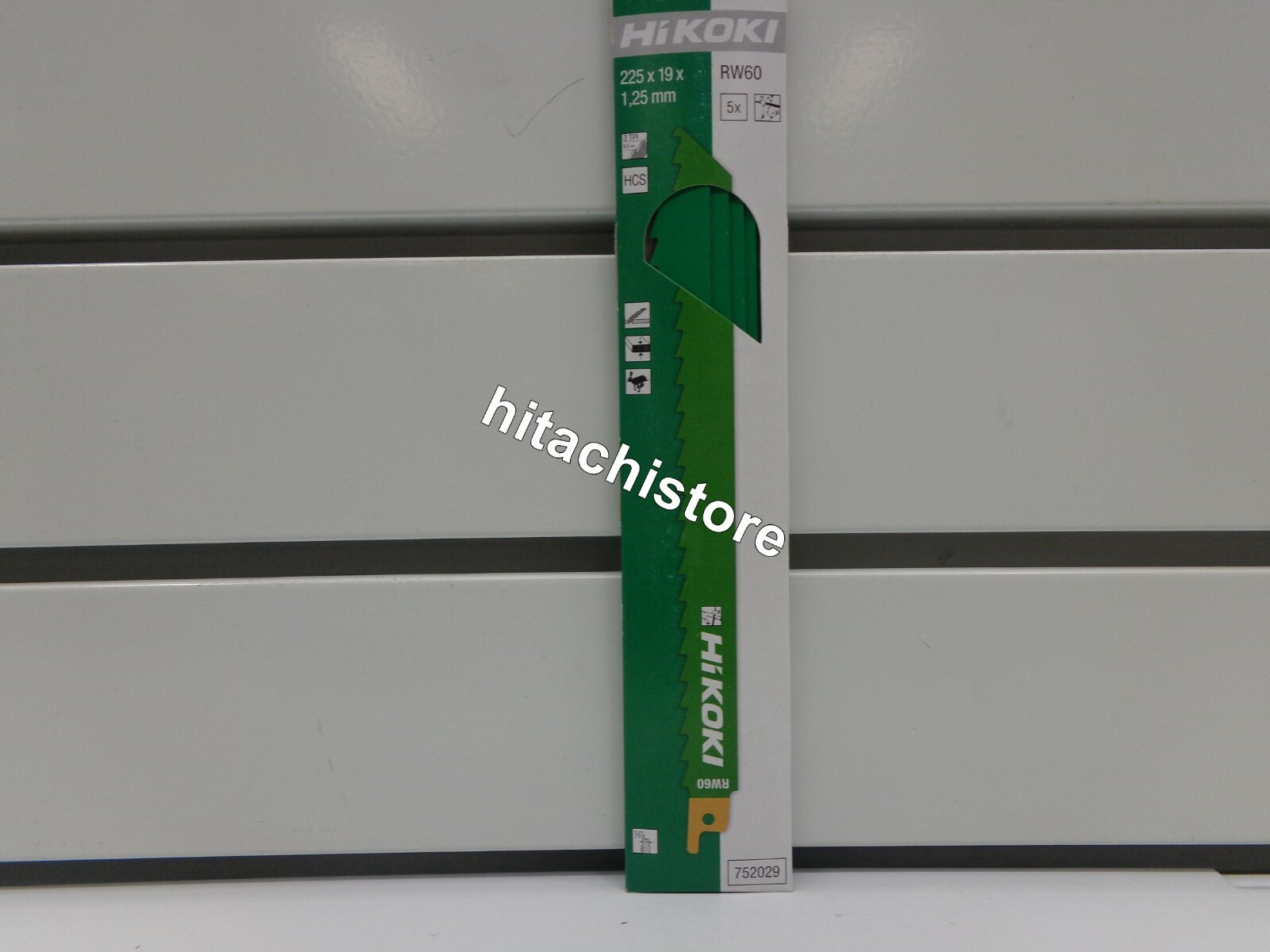 LAME SEGHETTO ALTERNATIVO FRONTALE HCS 225 KIT 5 PZ. LEGNO HIKOKI HITACHI