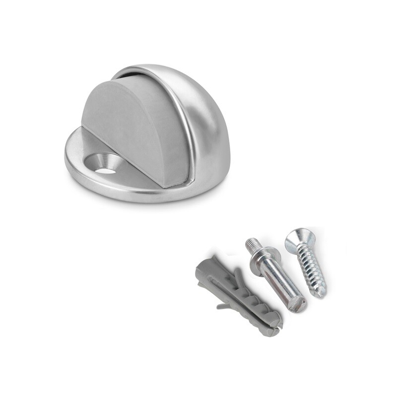 INOFIX Fermaporta metallico con vite Cromo opaco