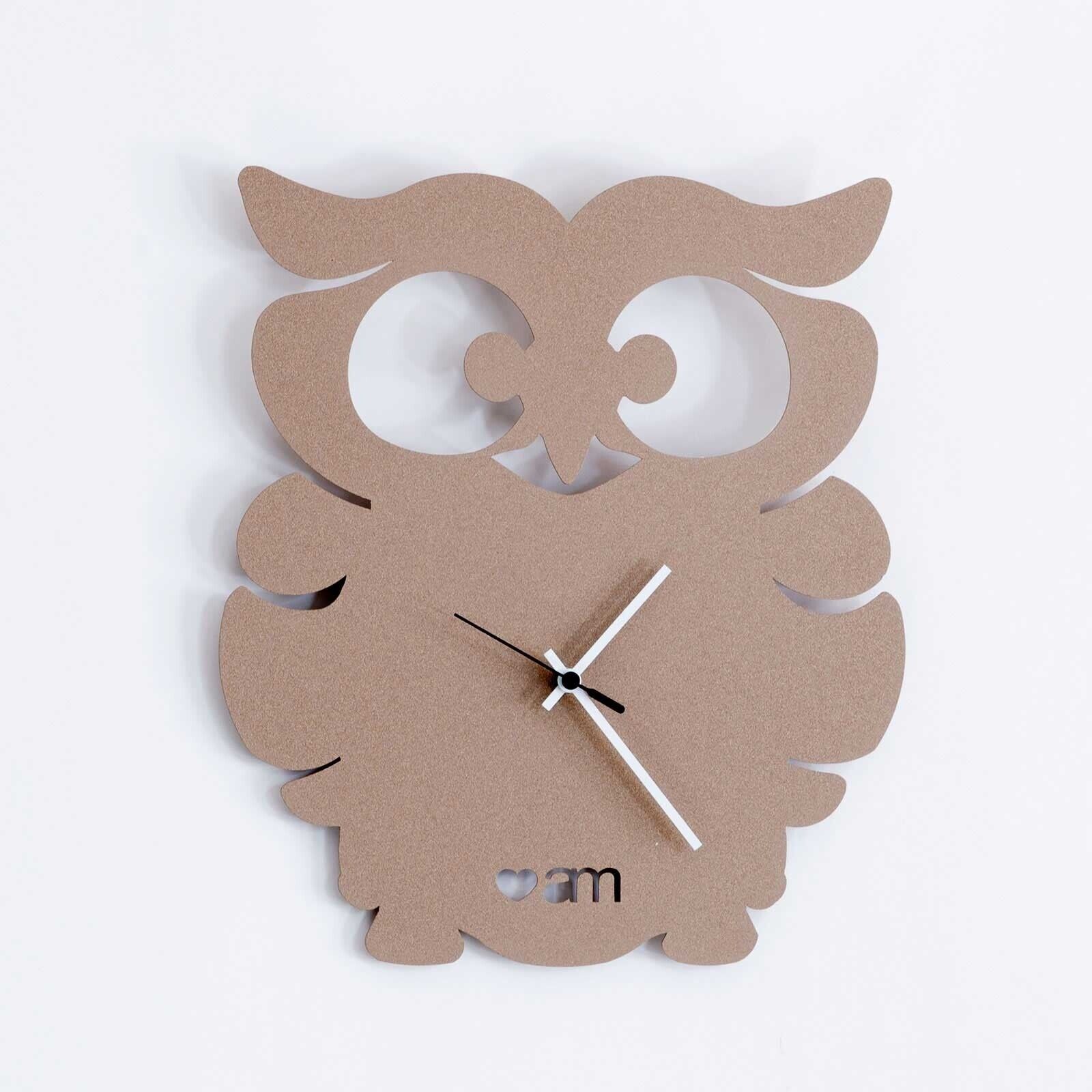 Arti e Mestieri Orologio da parete Gufino Metallo   Beige