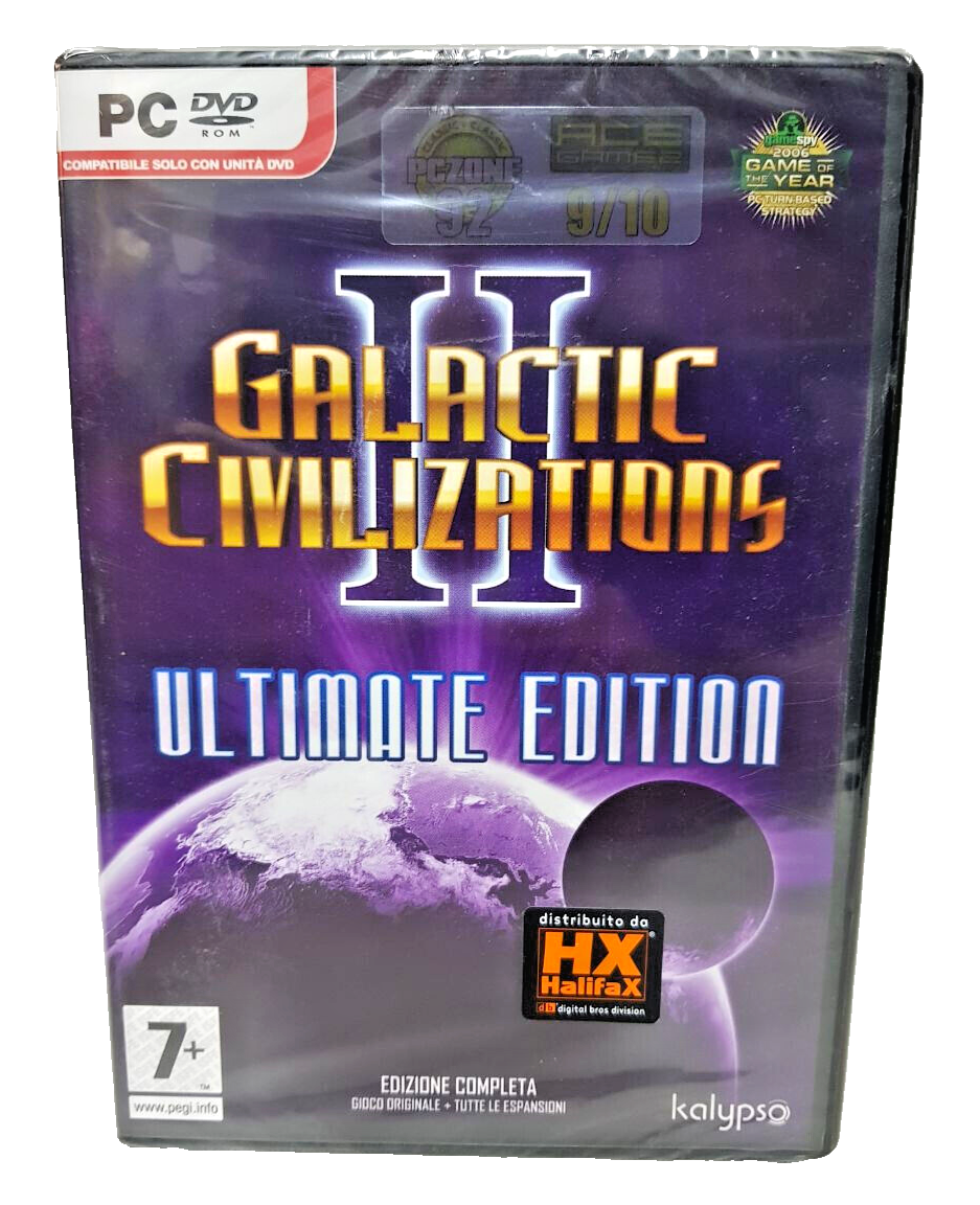 Galactic Civilization II Ultimate Edition - GIOCO PC NUOVO SIGILLATO