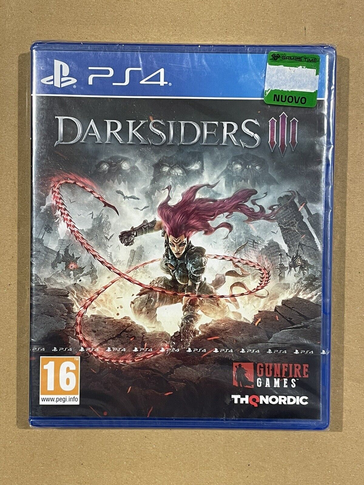DARKSIDERS III  PS4 -PLAYSTATION 4 - NUOVO SIGILLATO NEW Sealed Multilingue