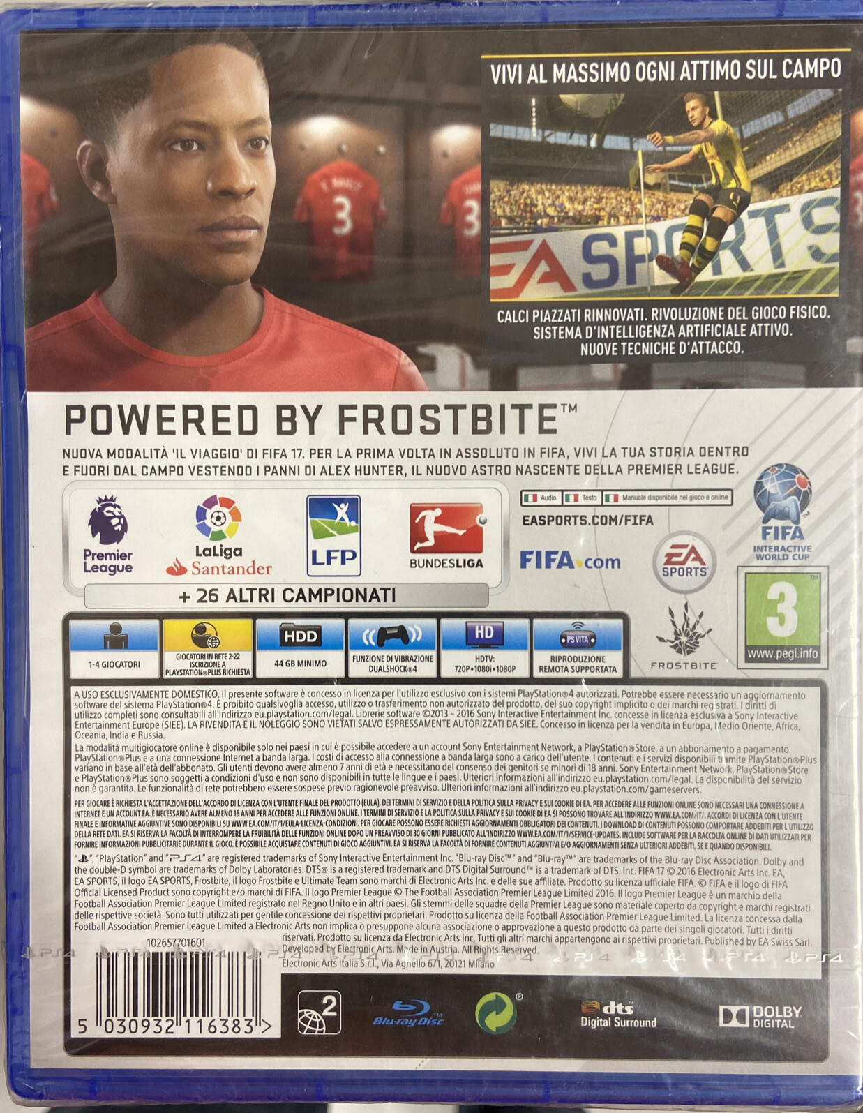 Fifa 17 per Ps4 PlayStation 4 PAL ITA Nuovo sigillato fifa17 leggi descrizione