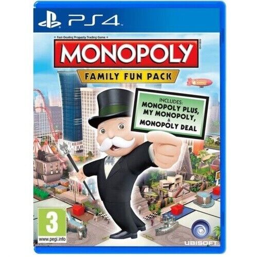 MONOPOLY FAMILY FUN PACK PS4 GIOCO ITALIANO NUOVO VIDEOGIOCO PLAYSTATION 4 / PS5