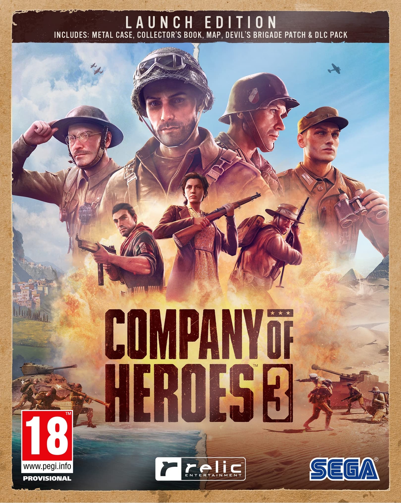 Company Of Heroes 3 Launch Edition With Metal Case (PC)