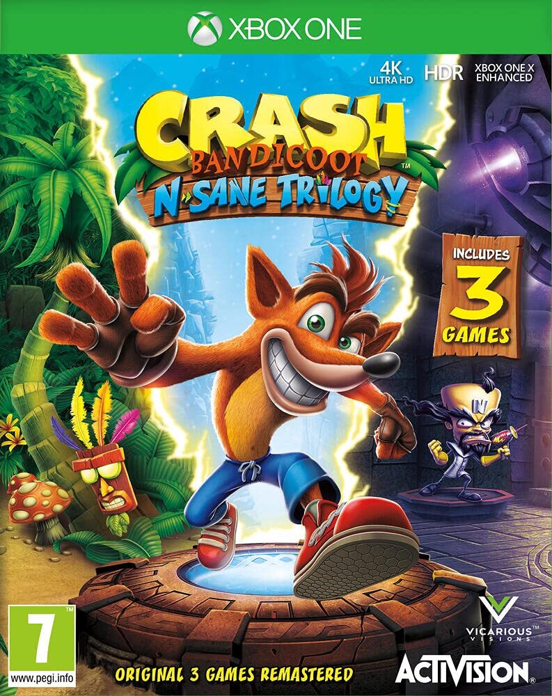 Crash Bandicoot NSane Trilogy (Xbox One) Xbox One Crash Ban (Microsoft Xbox One)