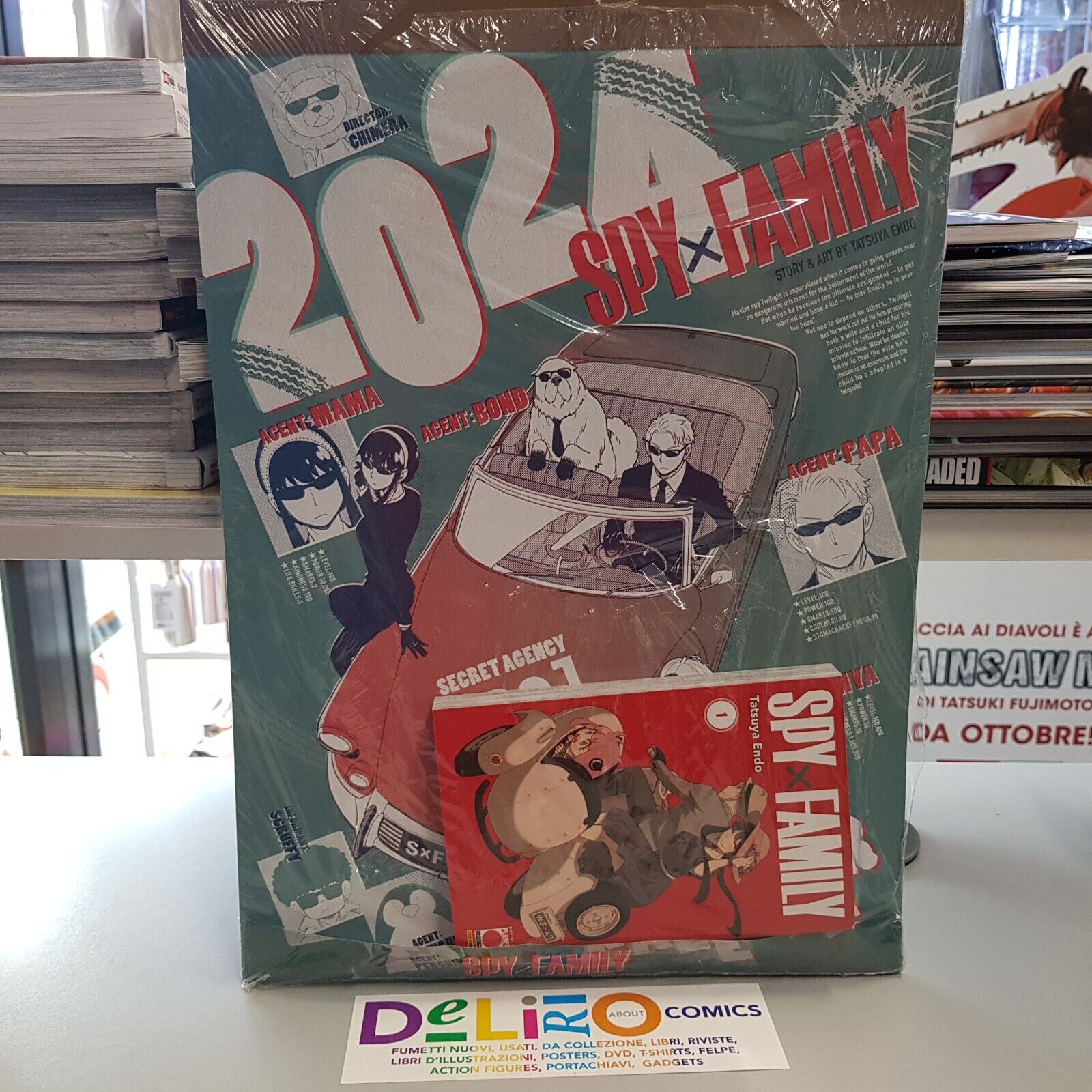 SPY FAMILY CALENDAR + N.1 VARIANT 2024 Ed.PLANET MANGA