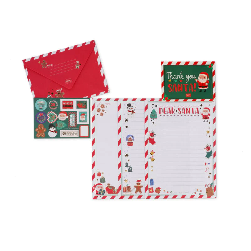 KIT PER LETTERA A BABBO NATALE - SANTA KLAUS LETTER KIT