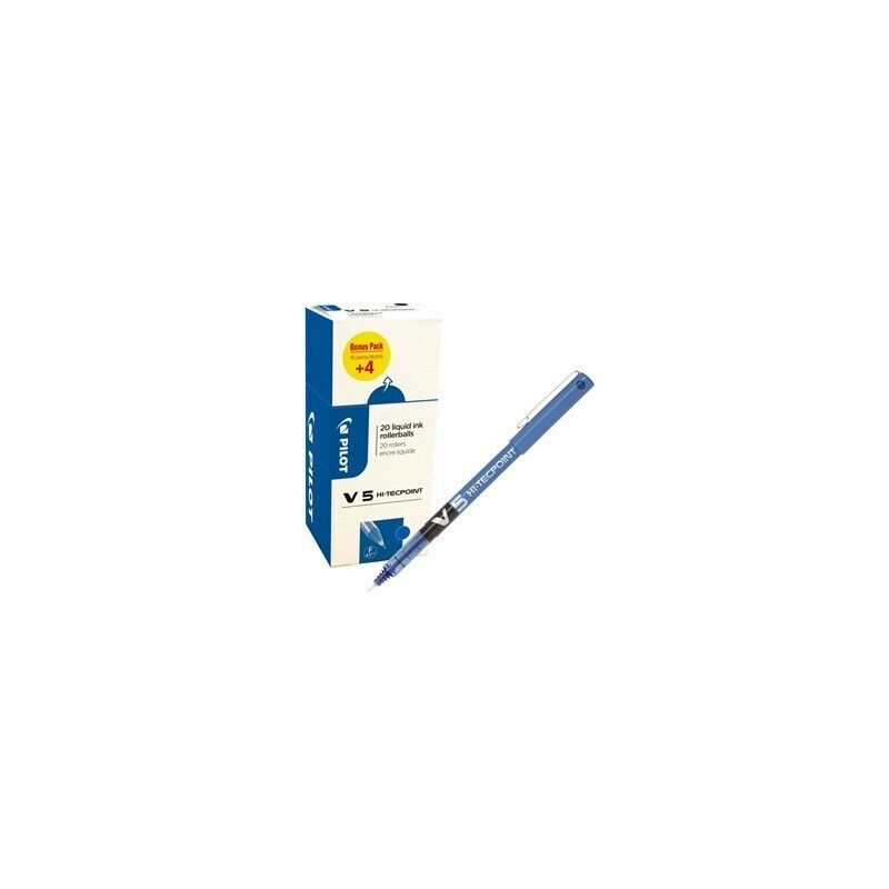 Value pack 16+4 roller Hi-Tecpoint V5 05 mm BLU Pilot Roller usa e getta