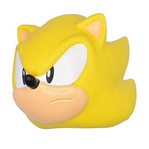 Just Toys LLC Sonic The Hedgehog Mega SquishMe - Super Sonic (J2L)