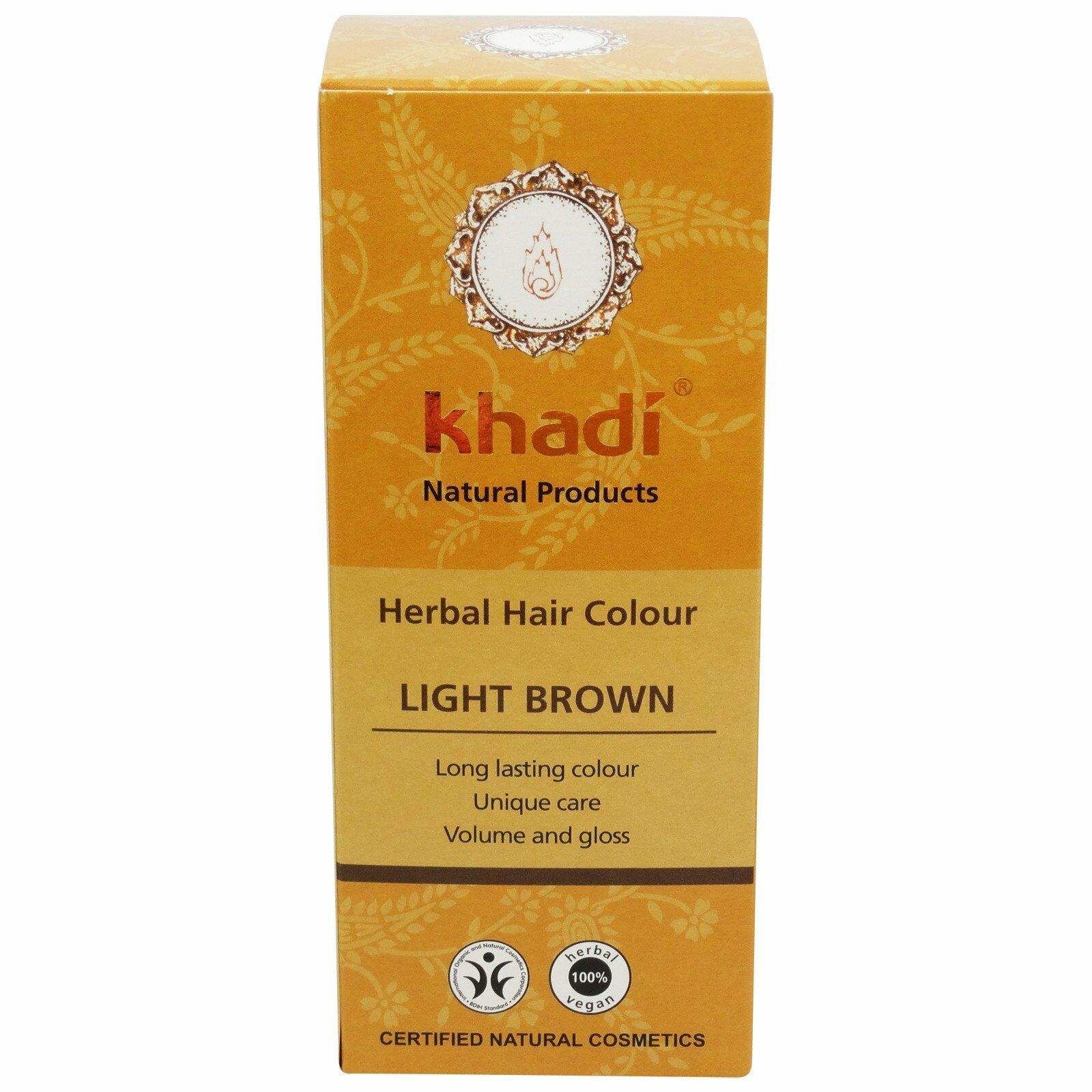 Hennè Castano Chiaro Khadi 100ml (u9z)