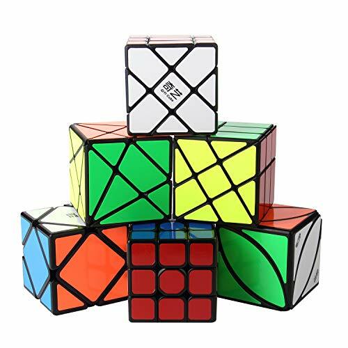 ROXENDA Speed Cube Set, Cubo Magico di Skew Axis Windmill Fisher Ivy 3x3 (O8i)
