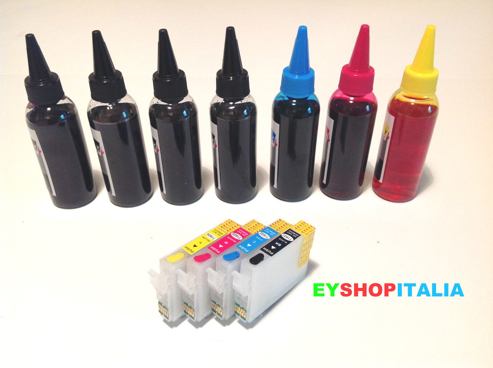 KIT AAA++ CARTUCCE AUTO RESET PER EPSON WORKFORCE WF-2750 WF-2760