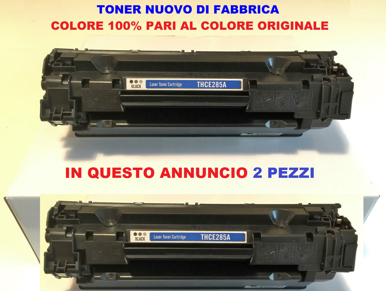 CE285A 2 x TONER COMPATIBILE PER HP LaserJet  P 1106,  P 1106 w,  P 1108