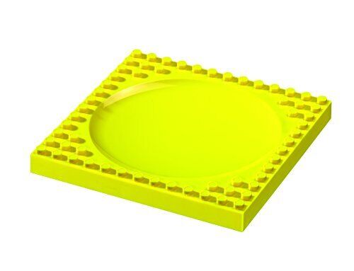 Placematix Piatto Giallo Piatto, Plastica, Giallo (m4s)