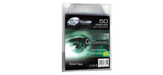 TX SLEEVES 50 buste per CD DVD antistatiche antimagnetiche ORIGINALI made Italy