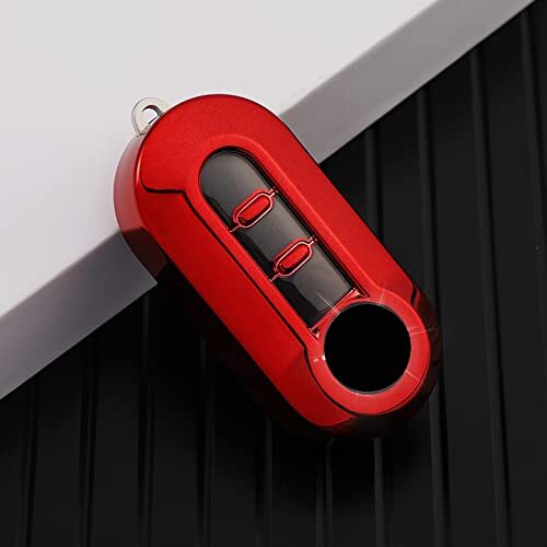 SILUOHAKE Cover Chiave Fiat in TPU Guscio per chiavi auto Cover chiavi (t9x)