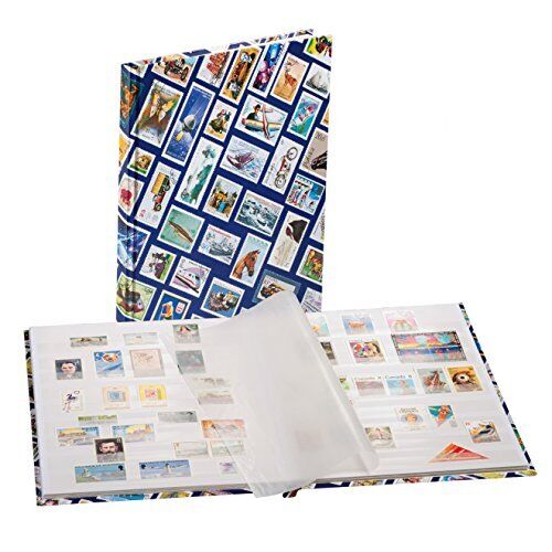Briefmarken Einsteckbuch HOBBY, 16 weiße Seiten, Einband mit (M6M)