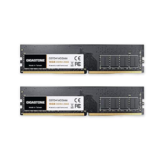 [RAM DDR4] Gigastone Desktop RAM 32GB (2x16GB) DDR4 32GB DDR4-2666MHz (y3H)
