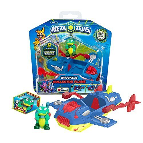 METAZELLS Imc toys Collector Plane Blu + Personaggio Muddy S1, Veicolo (f7K)