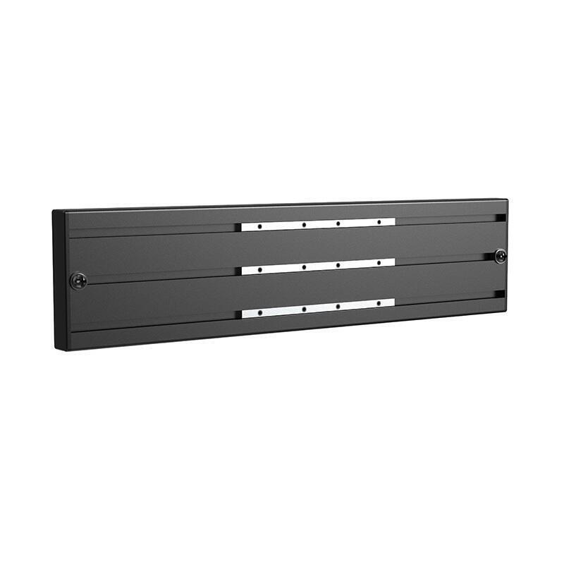 HAGOR comPROnents series Schiene aus Aluminium / Kunststoff 500 mm, schwarz