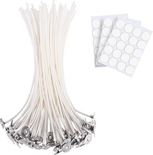 Stoppini per candele da 10 cm, per candele Cotton Candle Wick per la (h4H)