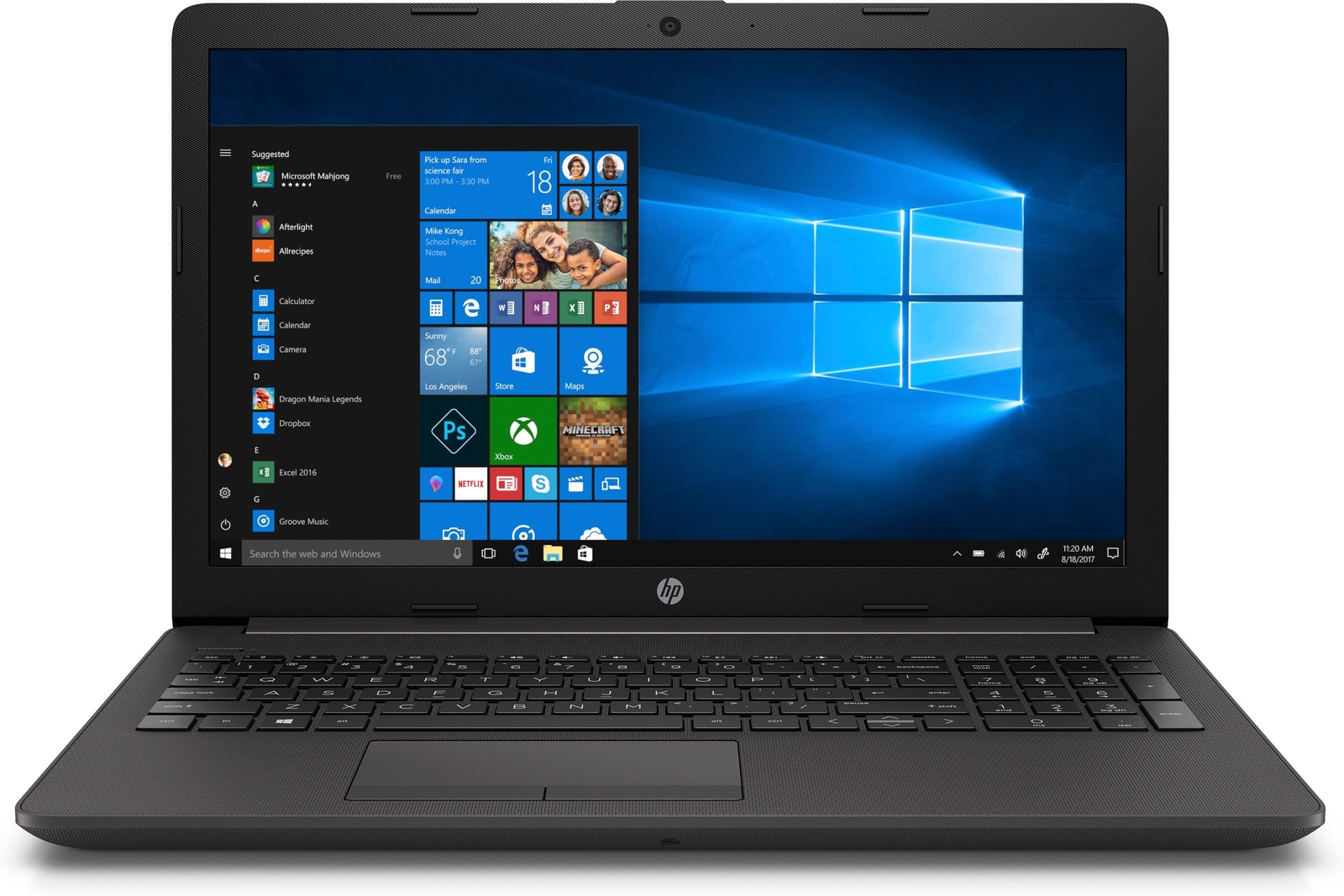 HP 250 G7 Notebook PC DDR4-SDRAM Computer portatile 39,6 cm (15.6") 1920 x 1080