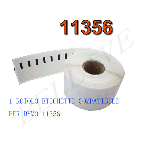 Etichette Compatibili per DYMO 11356 89mmx41mm S0722560 LABELWRITER 400 450 BL